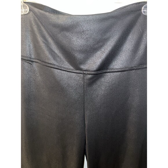 Seven 7 Leggings Womens M Black Faux Leather Pull On High Rise Sculpted New - Picture 3 of 8